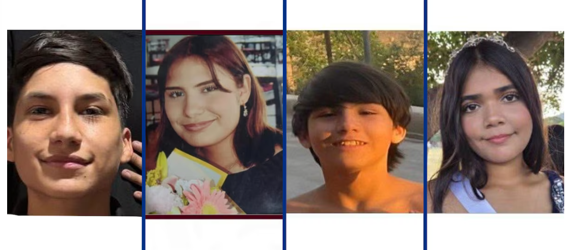 Familiares buscan a jóvenes desaparecidos en Jalisco.
