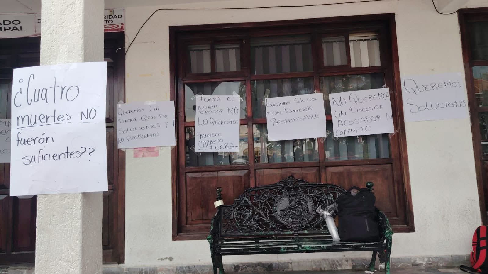 Rebelión de policías en Papalotla tras destitución de director de seguridad