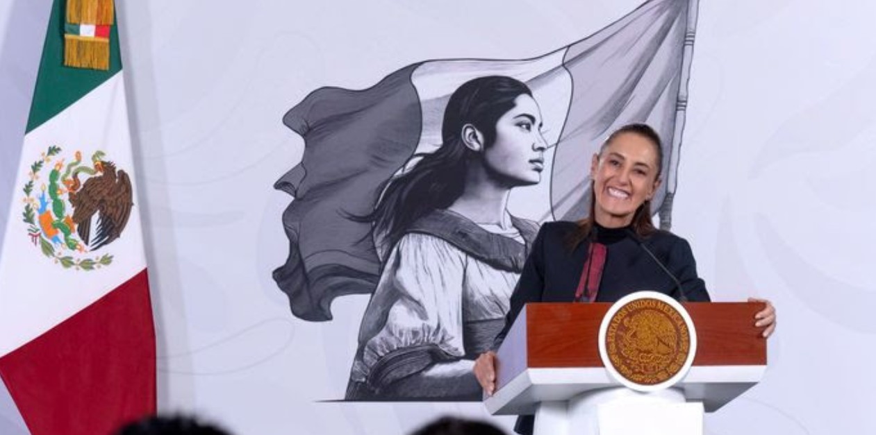 Claudia Sheinbaum durante conferencia sobre el Mundial 2026