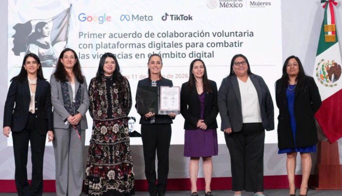 México impulsa acuerdo con plataformas para proteger a mujeres en internet