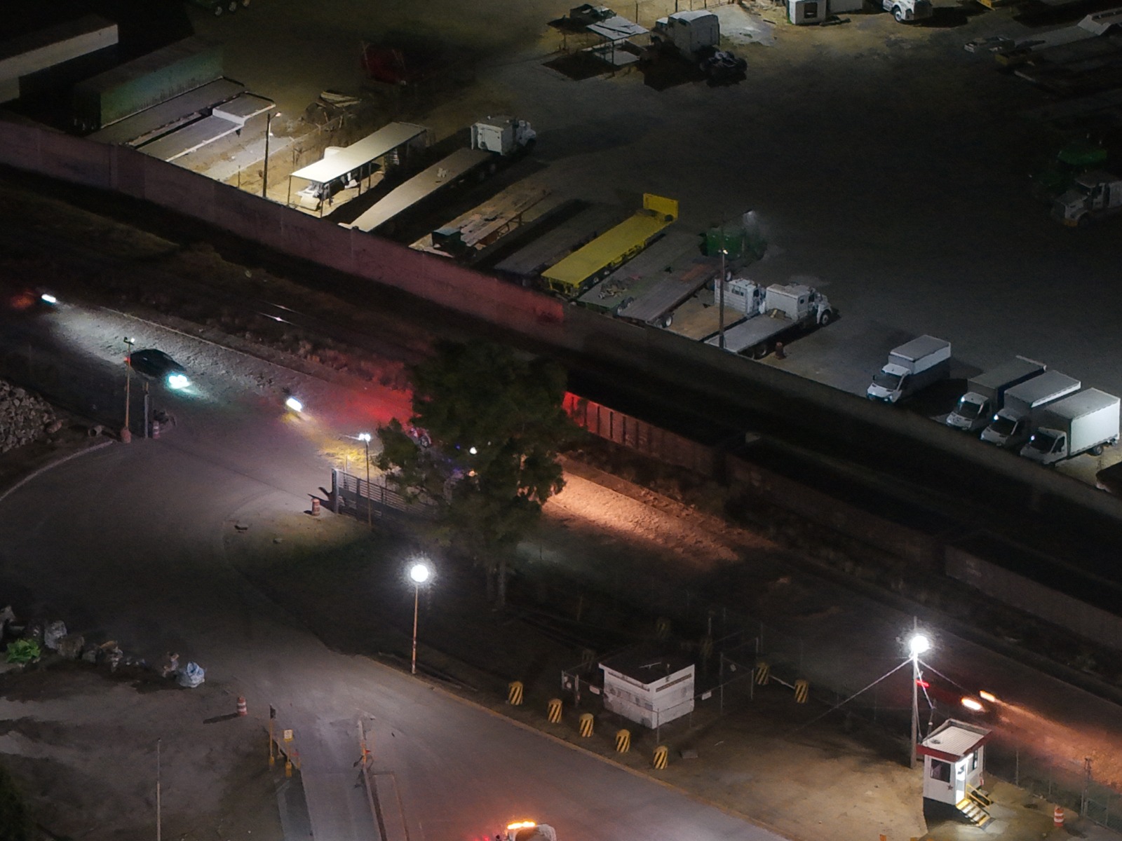 Dispositivo de la SSCCyPC por percance de tren de carga 