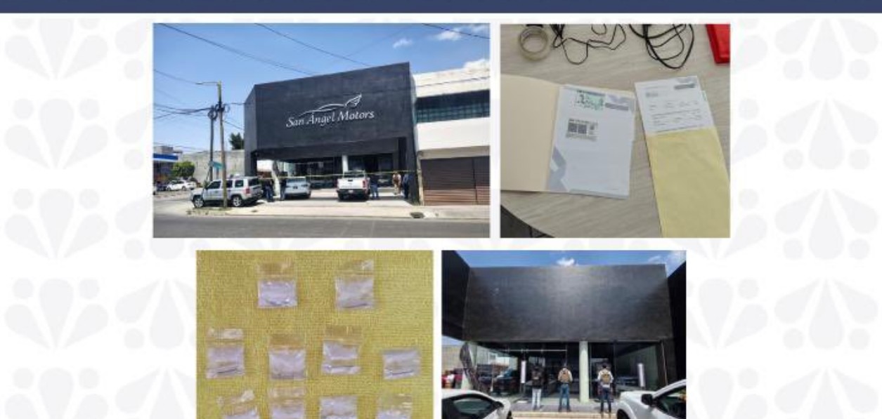 Fiscalía de Puebla realiza cateo en agencia de autos tras denuncia de cliente