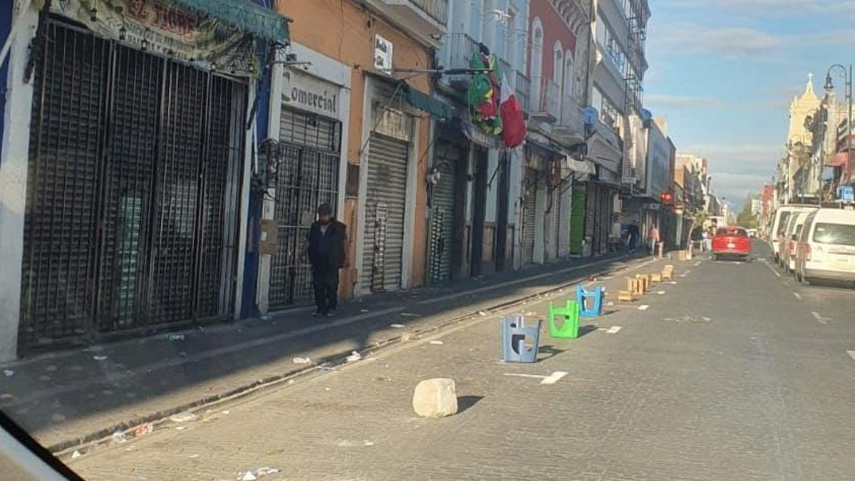 Detectan ocupación ilegal de cajones de parquímetros en varias zonas de Puebla