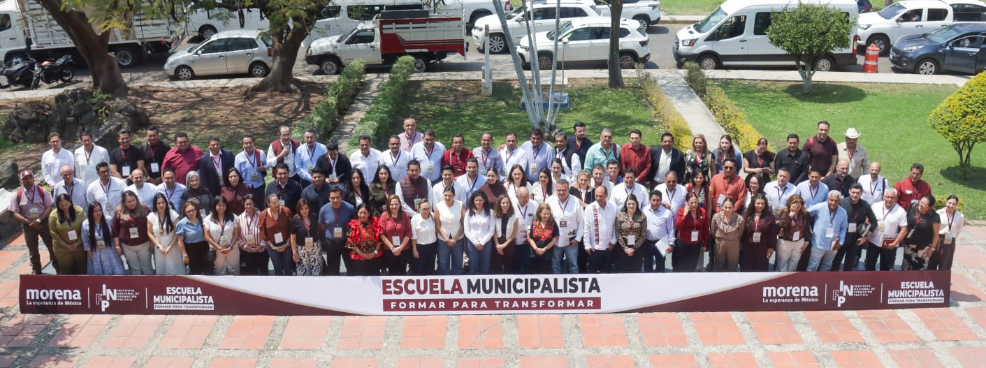 Alcaldesa de San Pedro, Tonantzin Fernández participa en la Escuela Municipalista de Morena