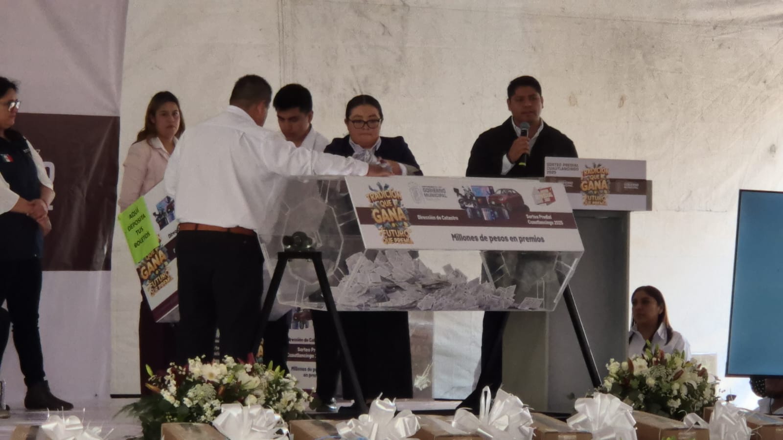 Reconocen cumplimiento ciudadano en sorteo por pago del predial en Cuautlancingo