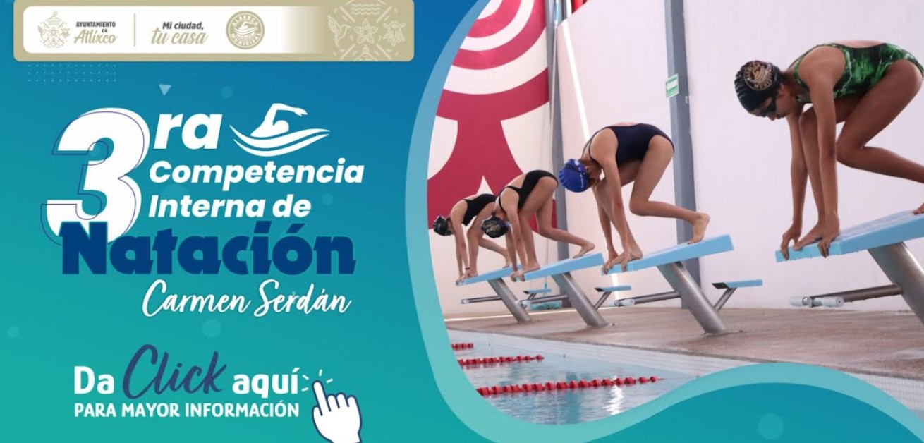 Atlixco impulsa el deporte con nueva competencia de natación