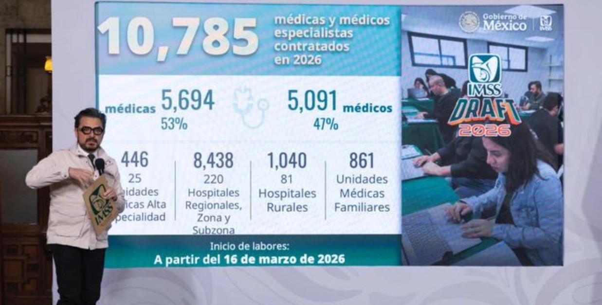 Contratación histórica de especialistas transforma el sistema de salud