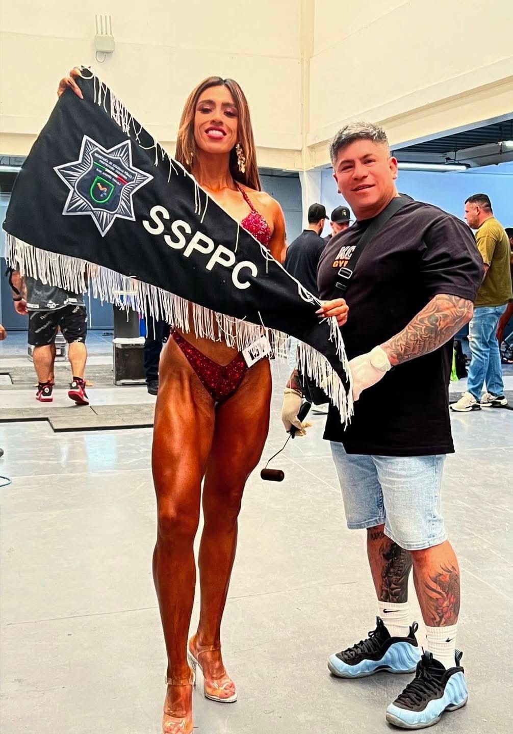 Elemento de Vialidad de San Andrés Cholula gana oro en campeonato internacional de fisicoculturismo