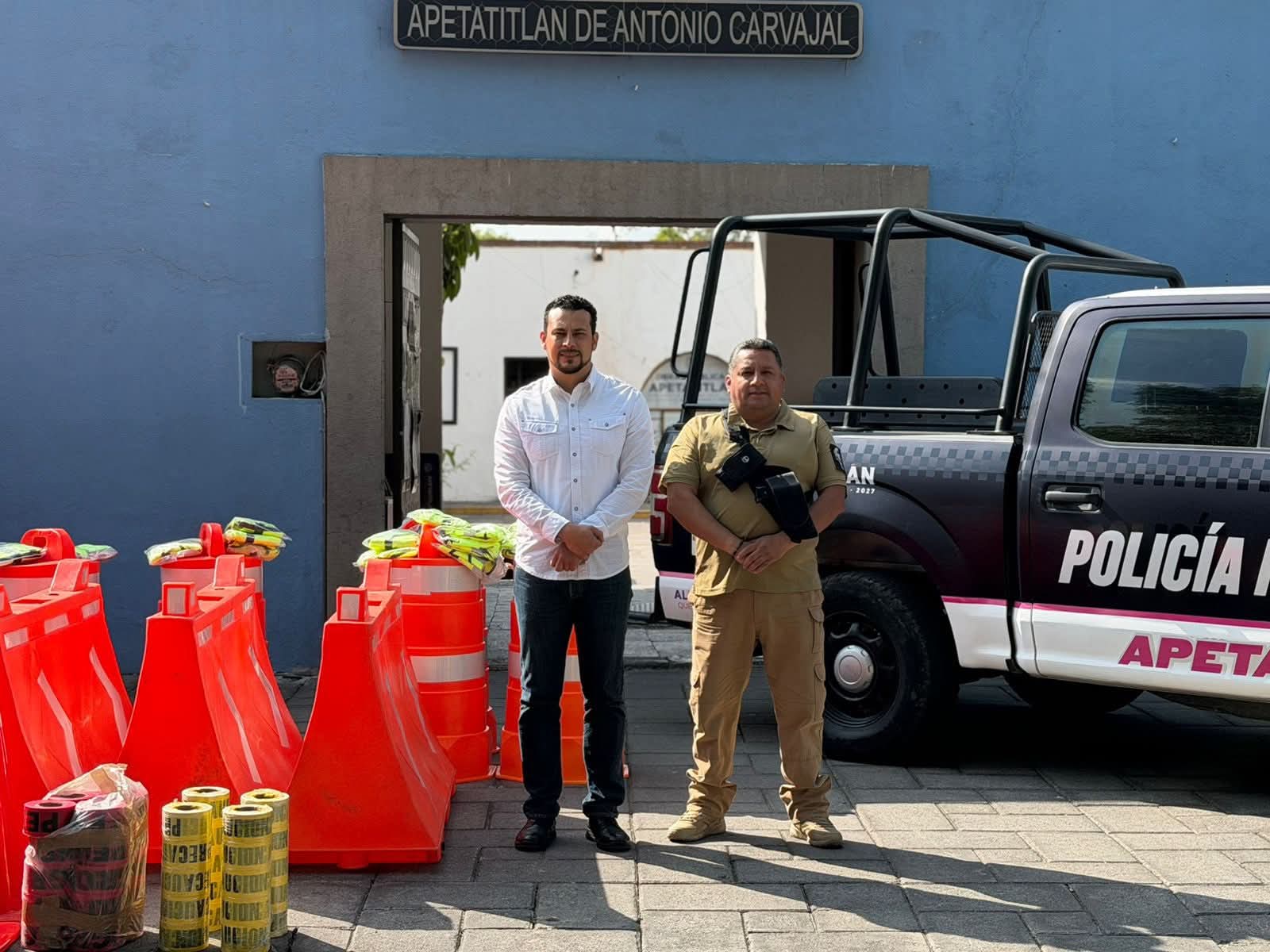 Busca Apetatitlán reforzar seguridad con más unidades policíacas patrullando las calles