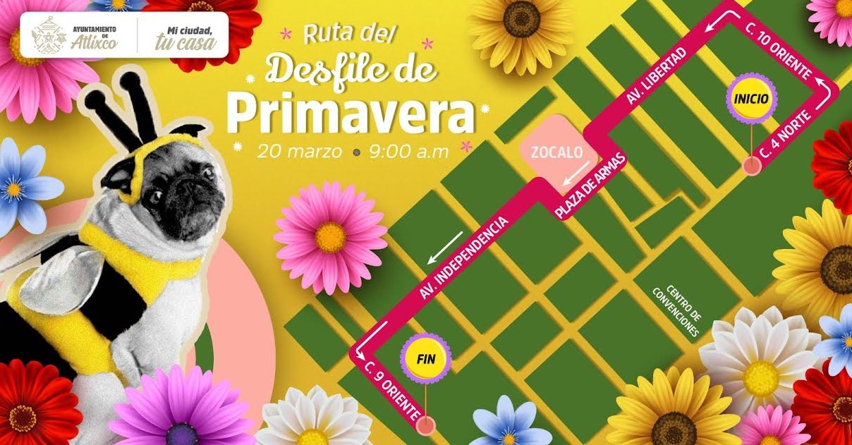 Una celebración que llena de color a Atlixco