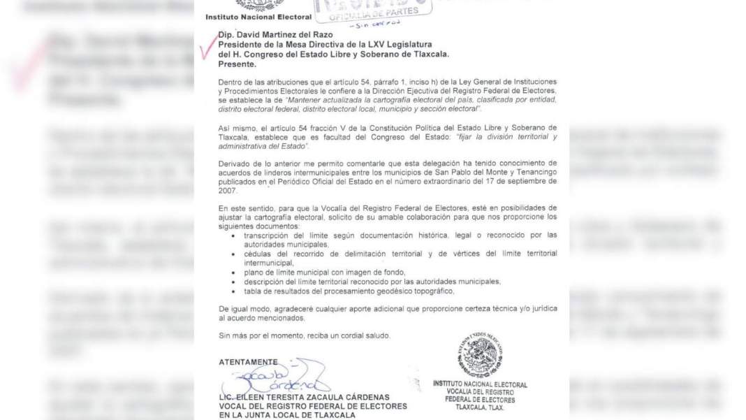 INE pone la mira en Tlaxcala y mueve el mapa electoral rumbo a las elecciones de 2027