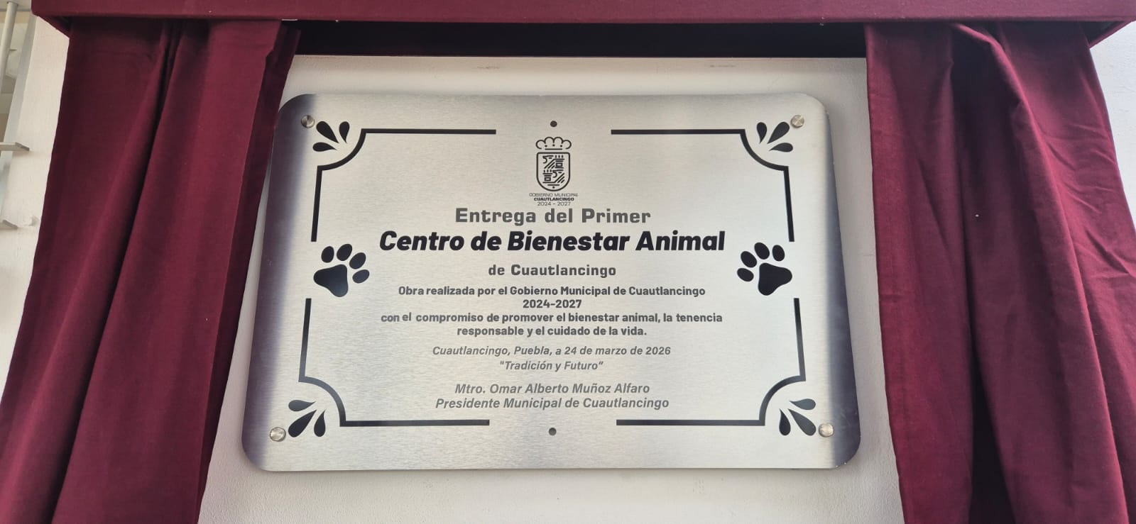 Con inversión millonaria, inauguran Centro de Bienestar Animal en Cuautlancingo