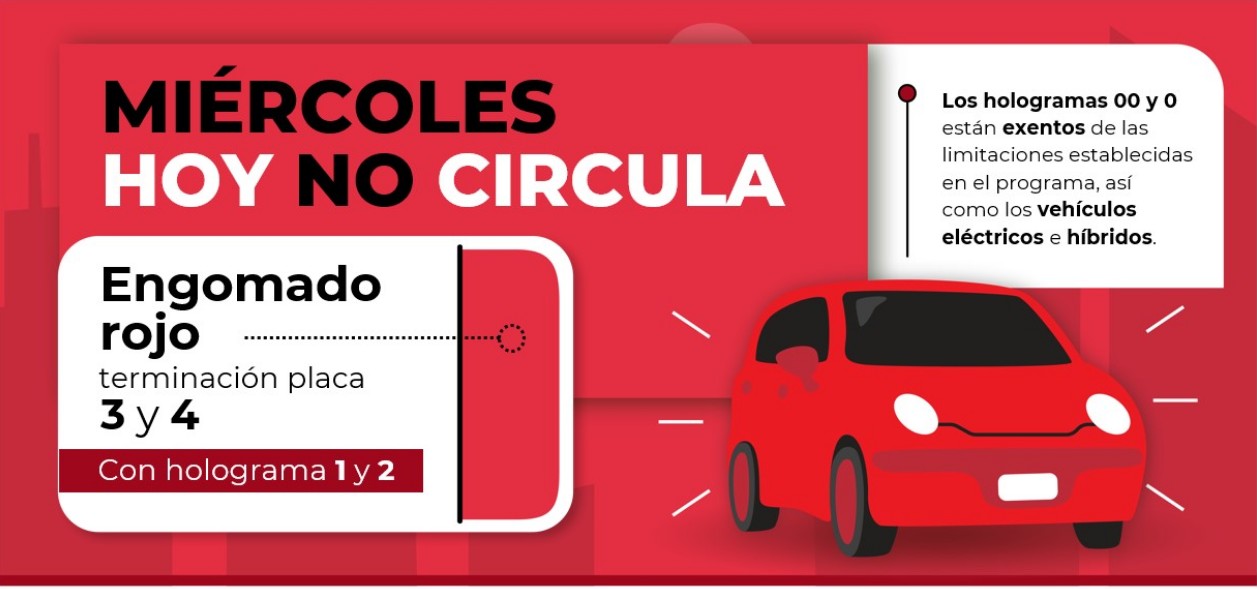 ¿Hay Doble No Circula hoy en CDMX y Edomex?
