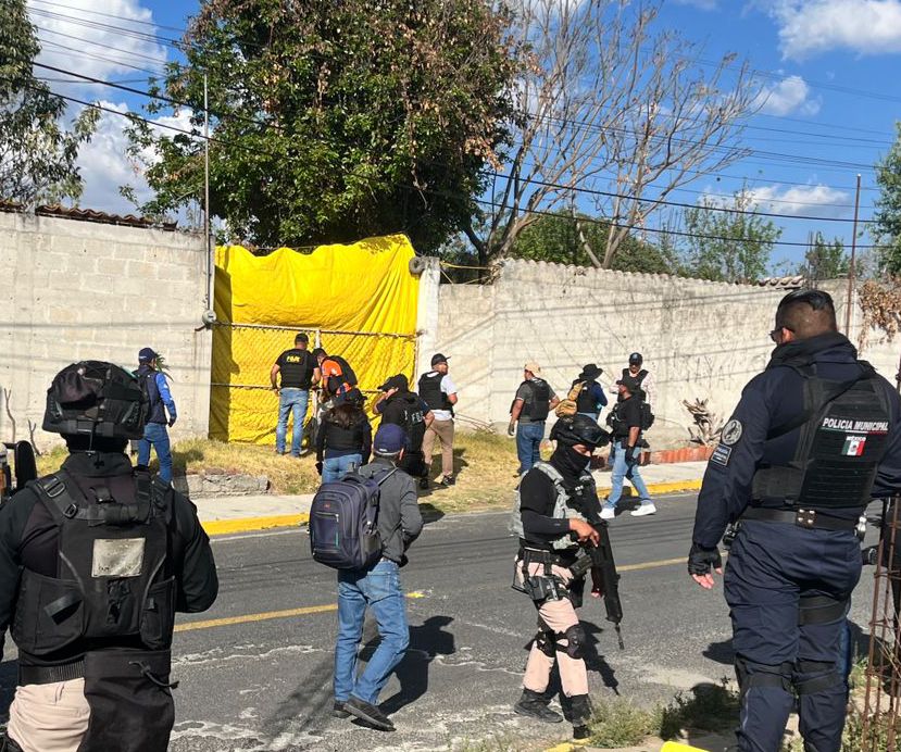 Aseguran inmueble de banda de roba autos y recuperan 4 vehículos en Chiautempan