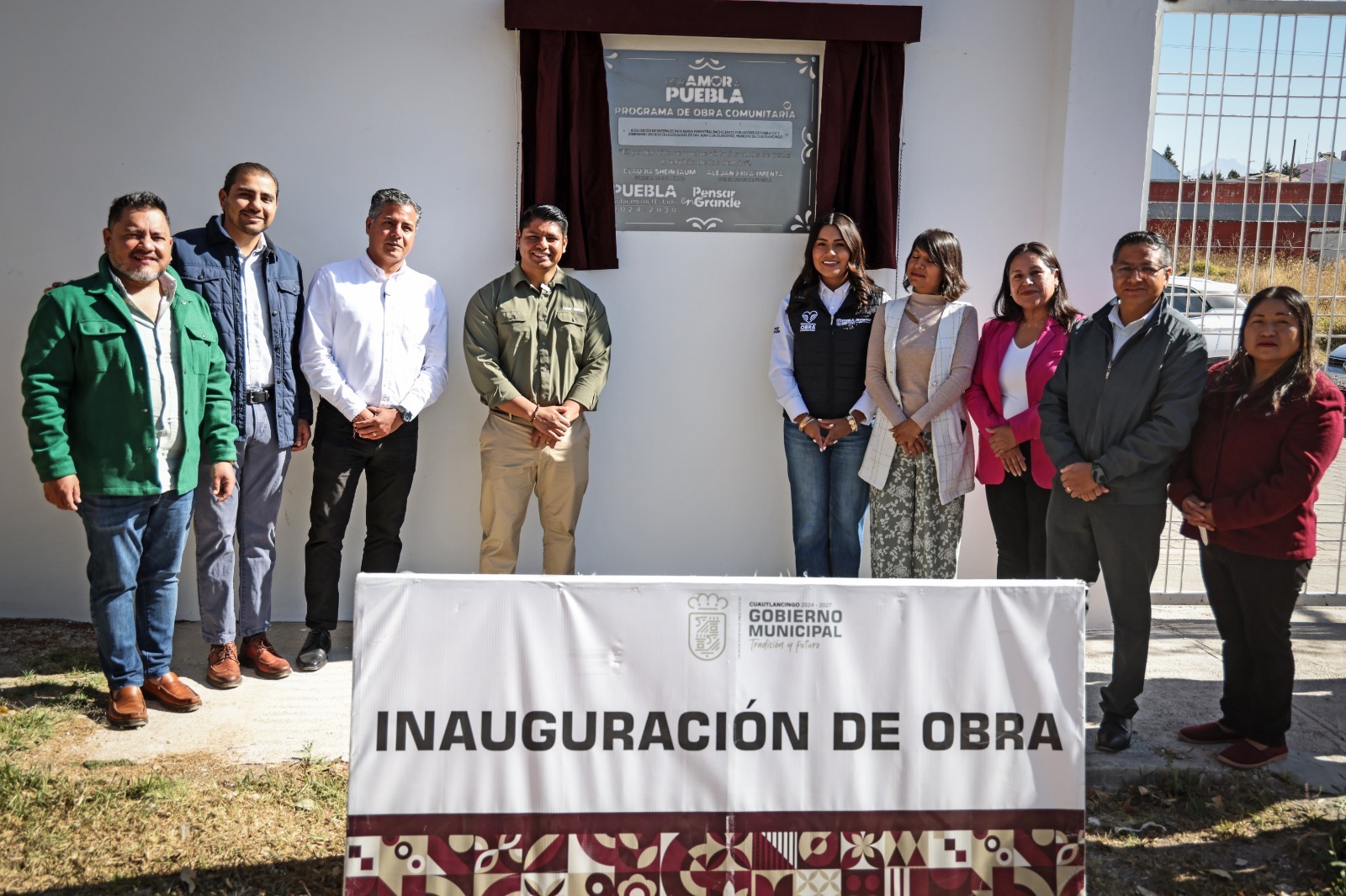 Omar Muñoz fortalece seguridad en Bachillerato Forjadores 