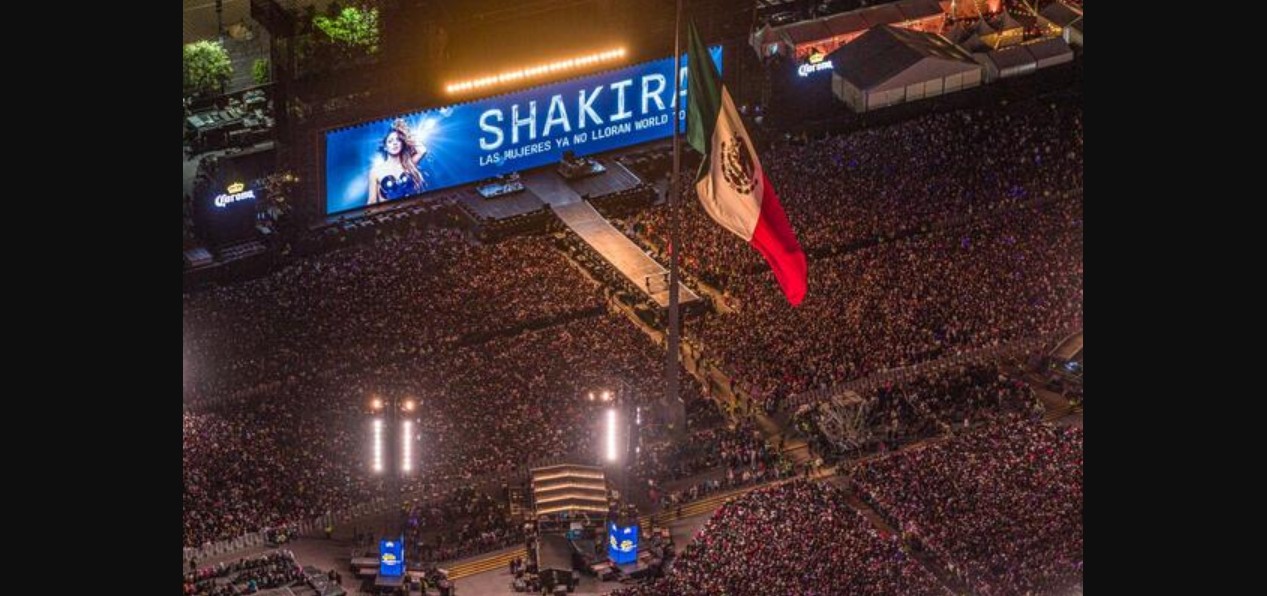 Shakira hace historia en el Zócalo y supera todas las marcas