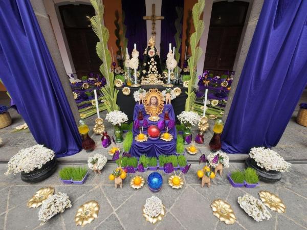 Exponen Altar de Dolores y refuerzan agenda de Semana Santa en Puebla