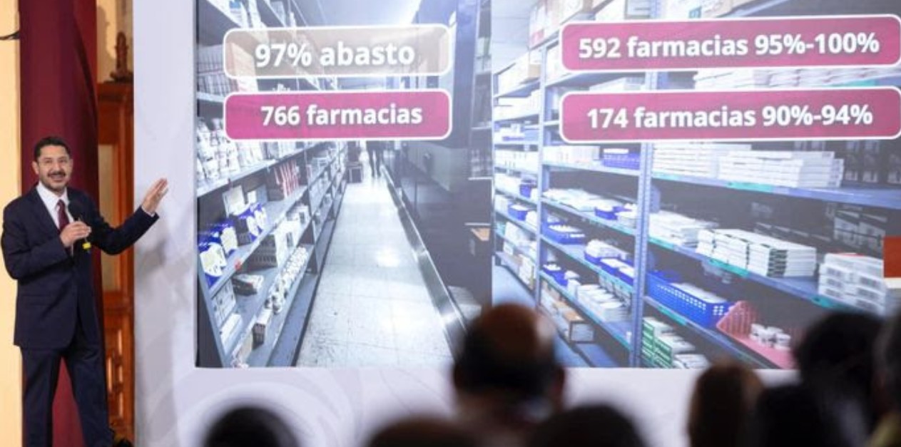 Avanza el abasto de medicamentos en México