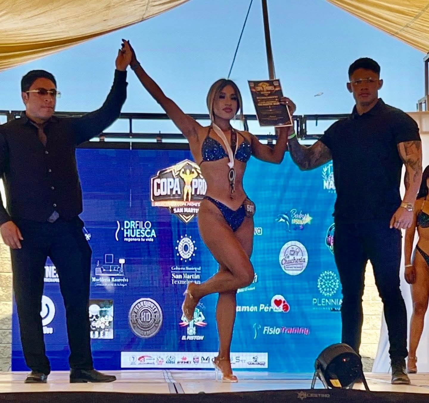 Policía de San Andrés Cholula obtiene primer lugar en certamen estatal de fisicoculturismo