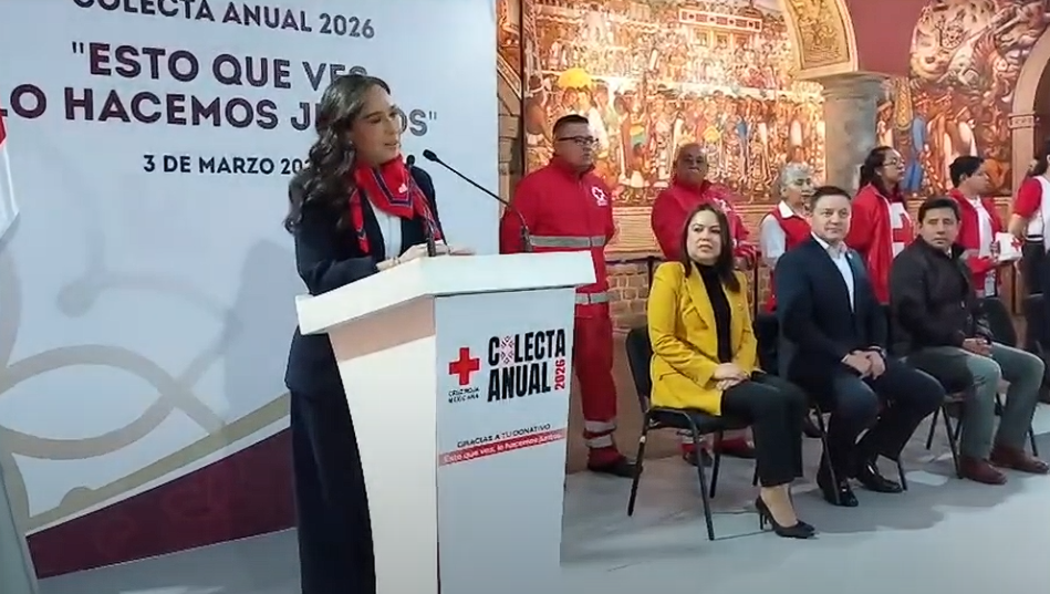 Tlaxcala se une por la Cruz Roja: buscan 3.5 mdp en la Colecta 2026