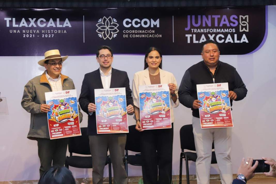 Tlaxcala alista gran Carrera de la Familia con inscripción gratis y un evento lleno de color y convivencia