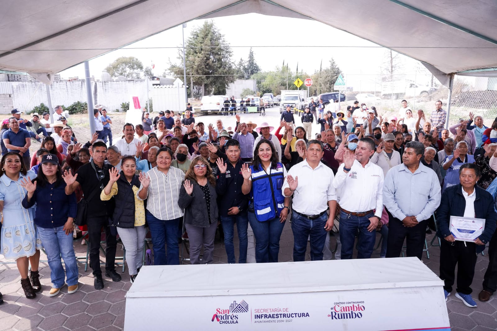 Mejora Lupita Cuautle conexión hacia la Vía Atlixcáyotl con entrega de obra