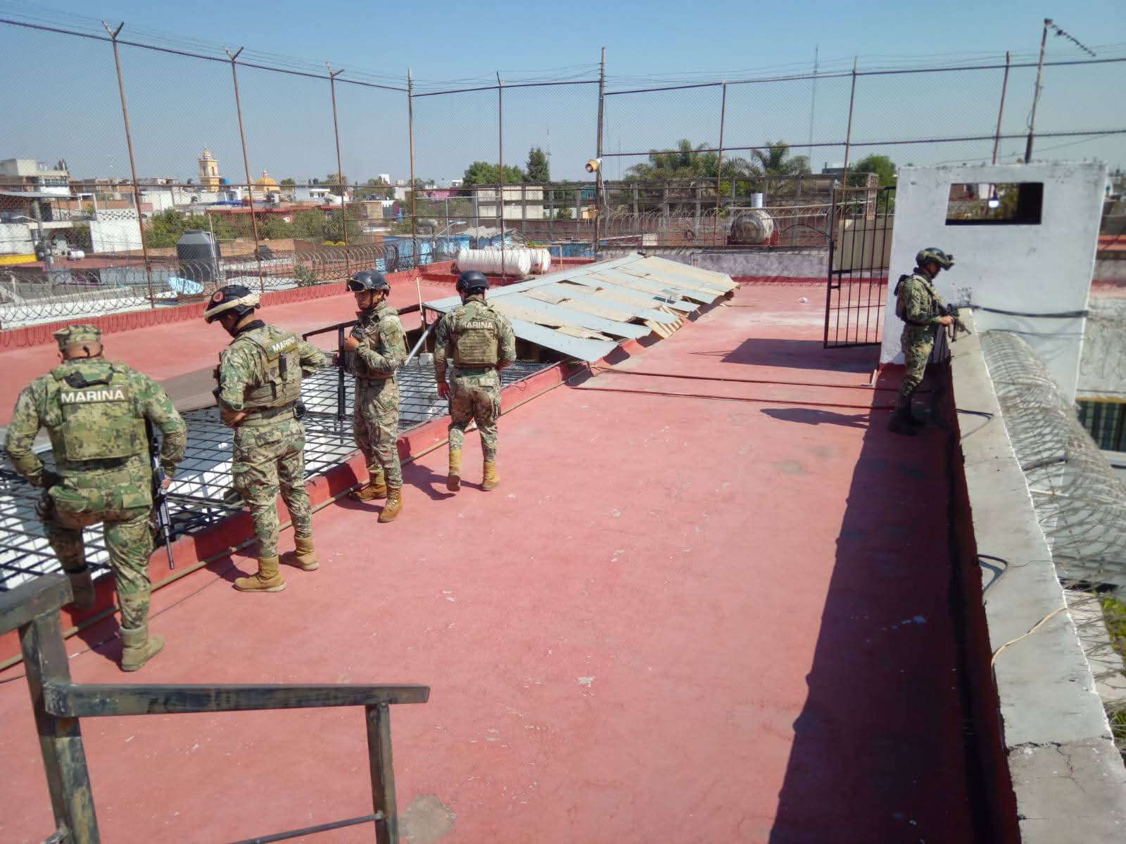 Supervisa Secretaría de Marina condiciones de seguridad en el Cereso de San Pedro Cholula