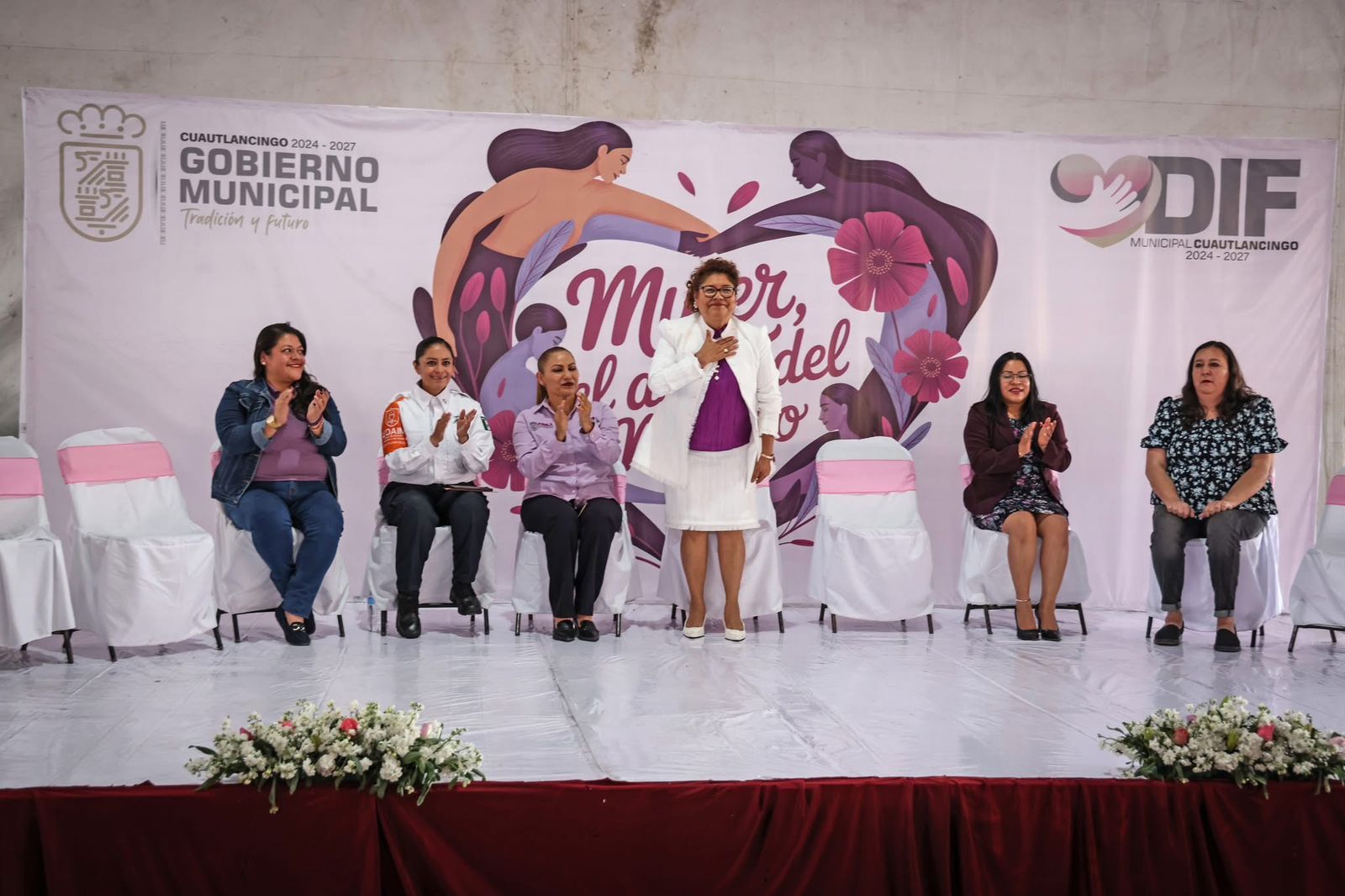 Cuautlancingo reconoce la lucha y fuerza de las mujeres