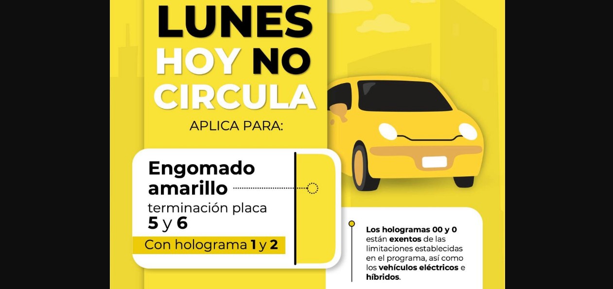 Autos circulando en una avenida de Ciudad de México
