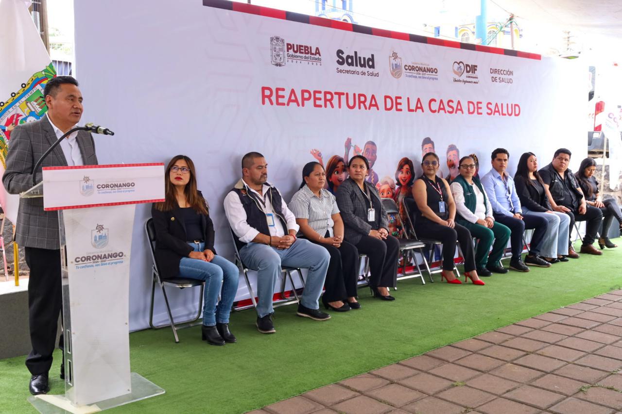 Más salud para Coronango: reabren Casa de Salud de San Martín Zoquiapan