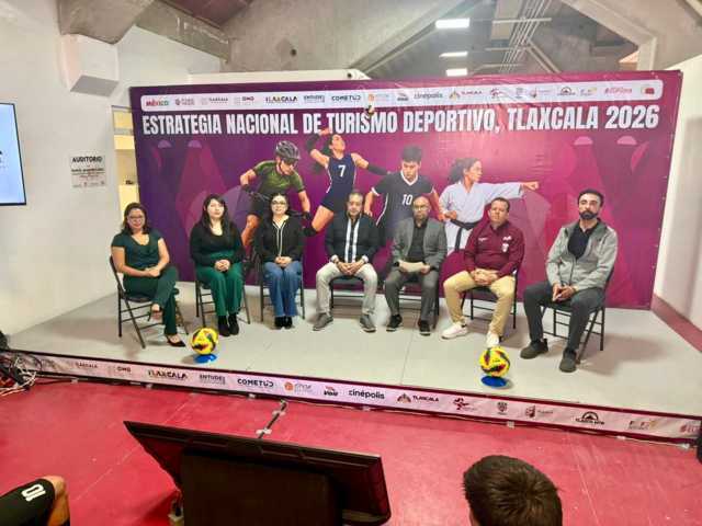 Evento deportivo en Tlaxcala con autoridades y participantes