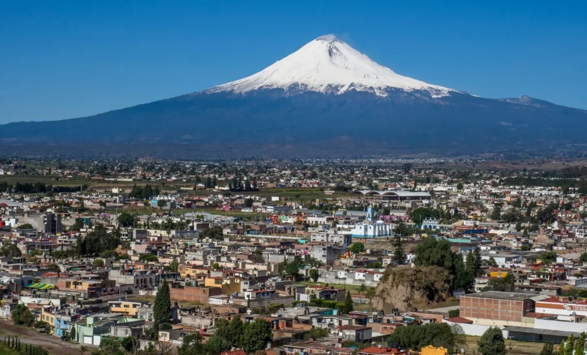 Cielo parcialmente soleado en la ciudad de Puebla