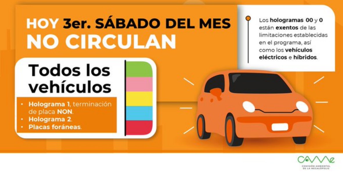 Autos circulando en avenida de Ciudad de México