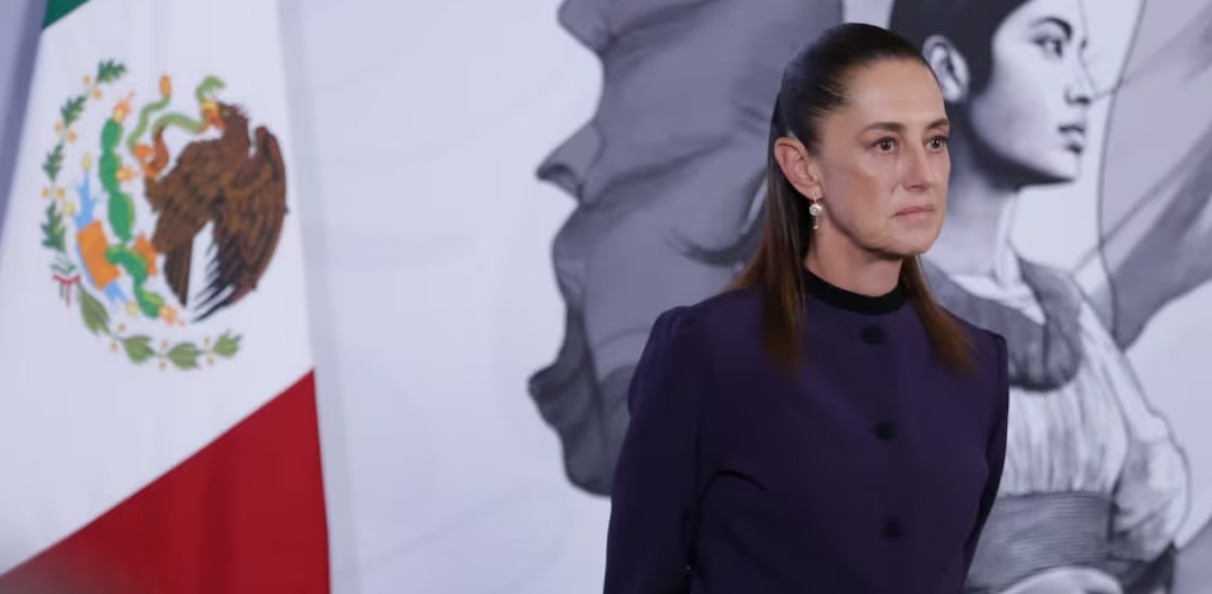 Claudia Sheinbaum durante conferencia sobre seguridad y Estados Unidos