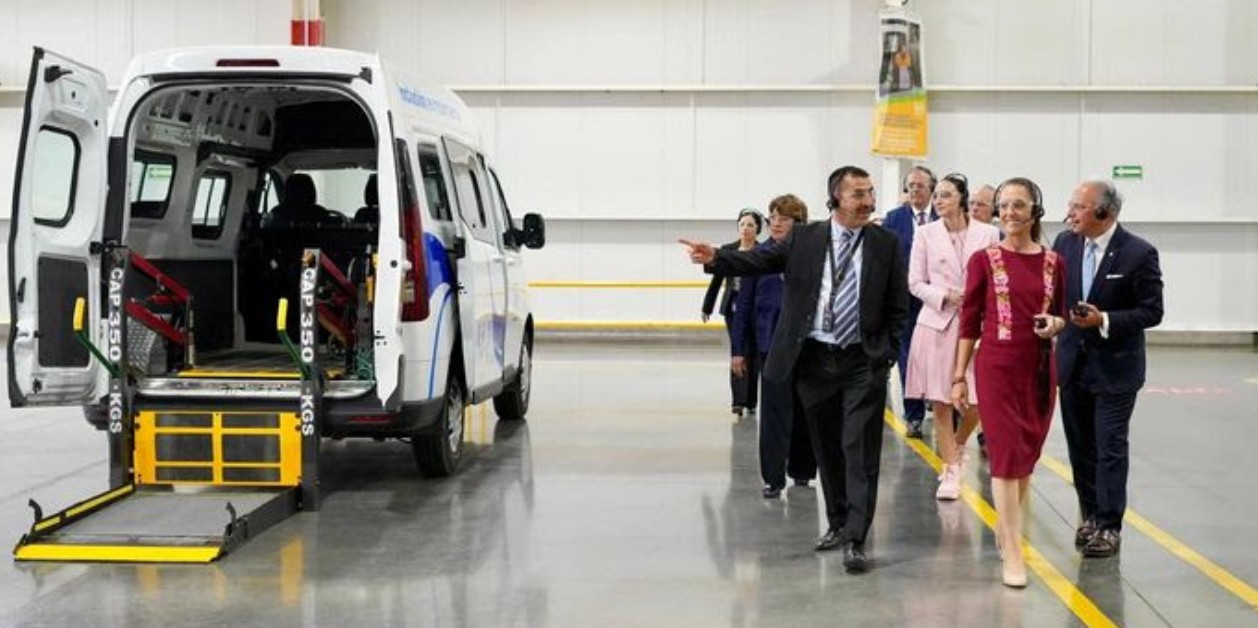Presidenta Claudia Sheinbaum durante anuncio de General Motors en México