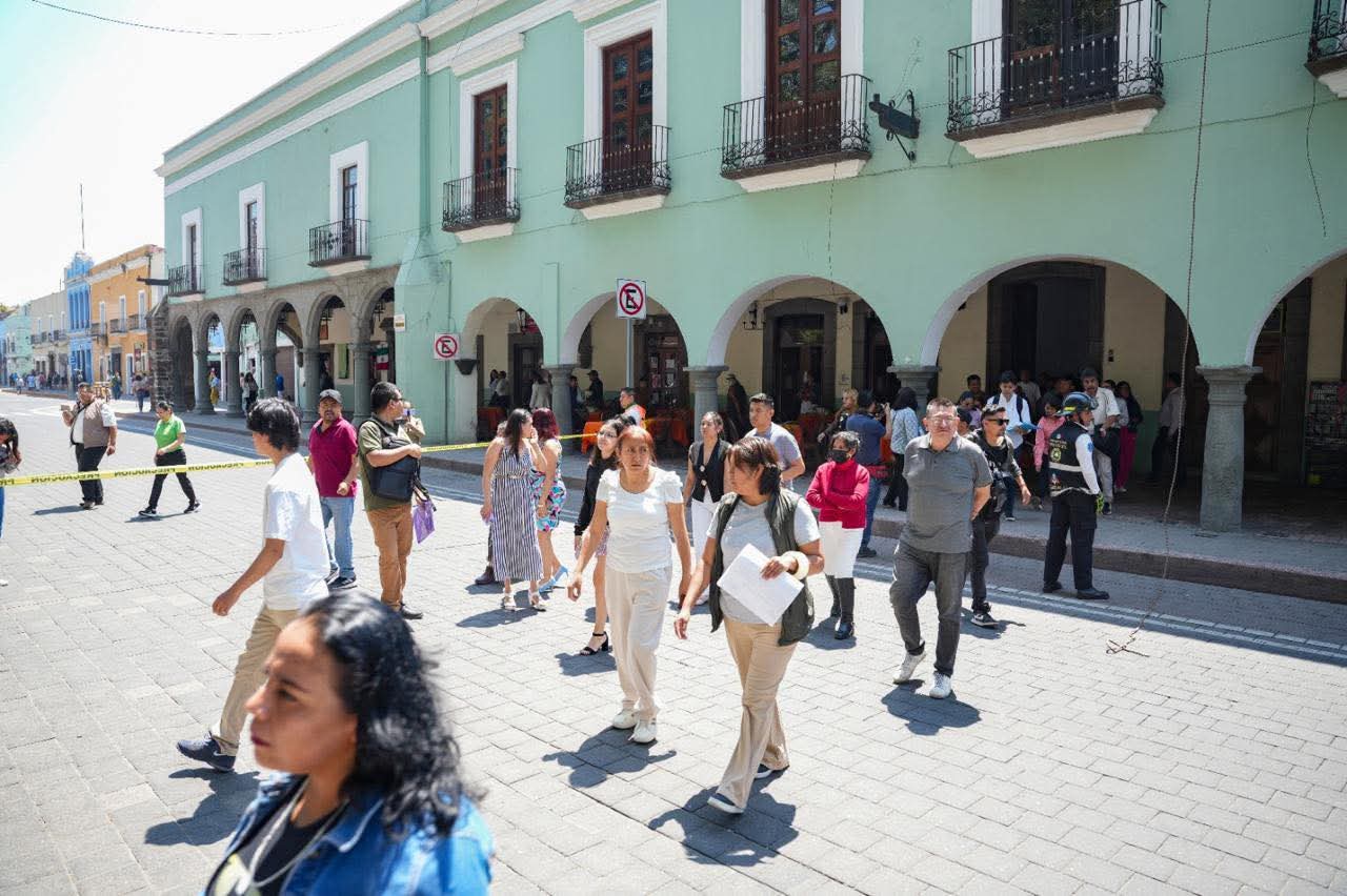Tlaxcala capital se pone a prueba: saldo blanco y temple en el Simulacro Nacional 2026