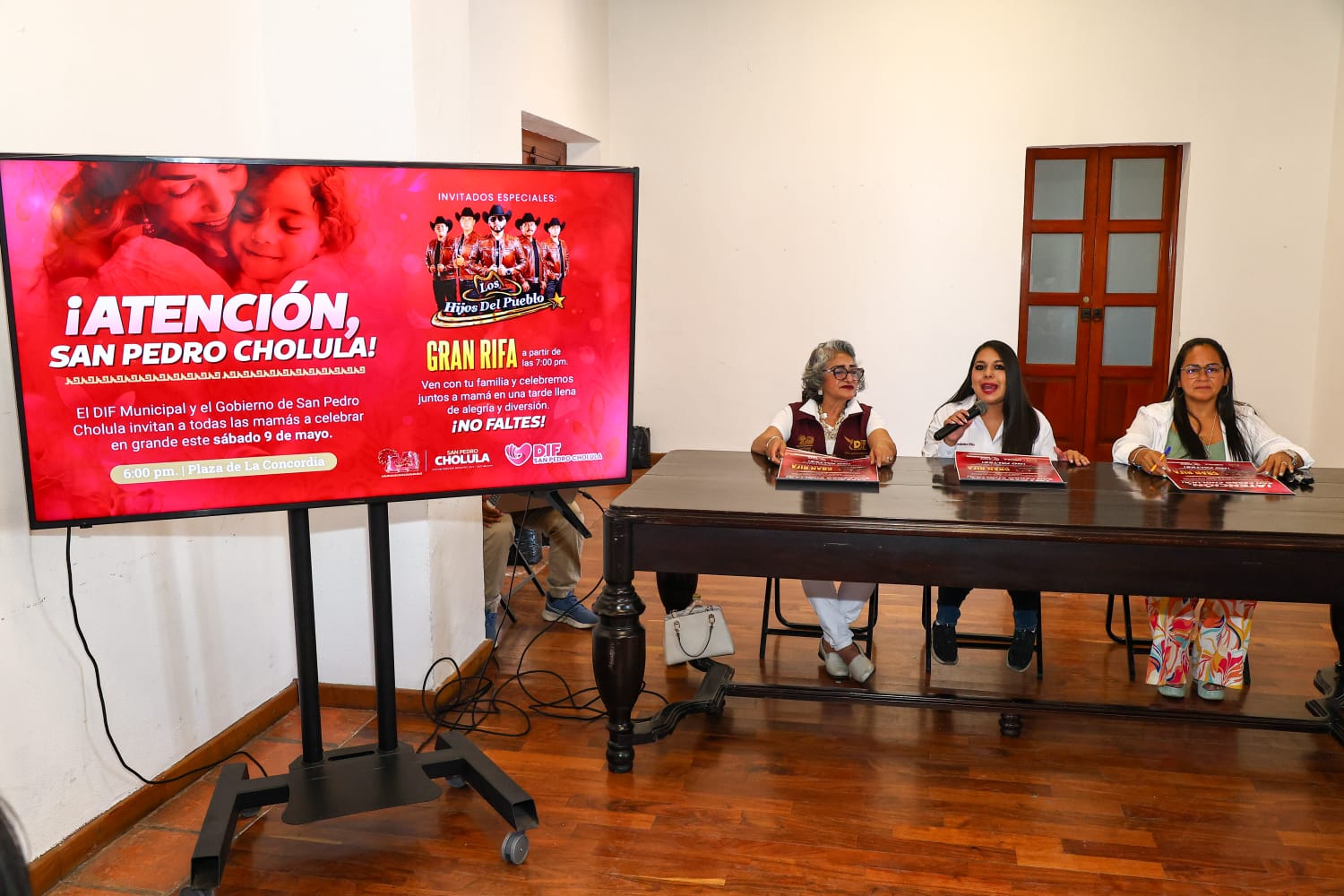 Tonantzin Fernández presenta festejo para celebrar a las mamás de San Pedro Cholula 