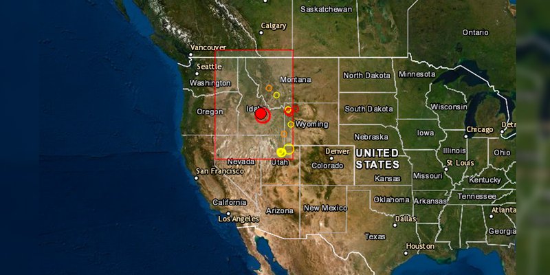 Registran sismo de magnitud 6.5 en Idaho, EU