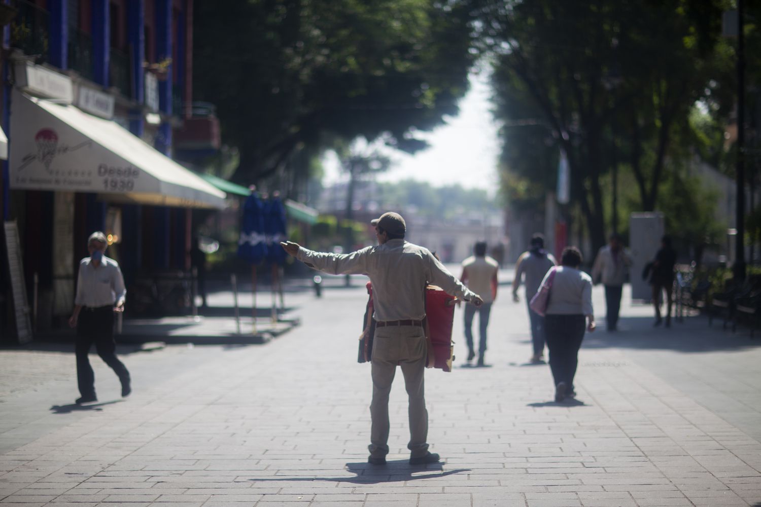 Las calles de México ante la emergencia sanitaria