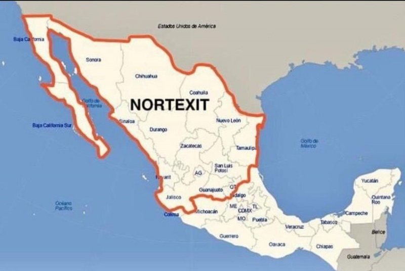 En redes proponen el "Nortexit" con la creación de la "República Norteña"