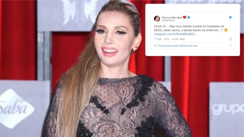 Paty Navidad: el coronavirus es mentira, hospitales en México y EU están vacíos