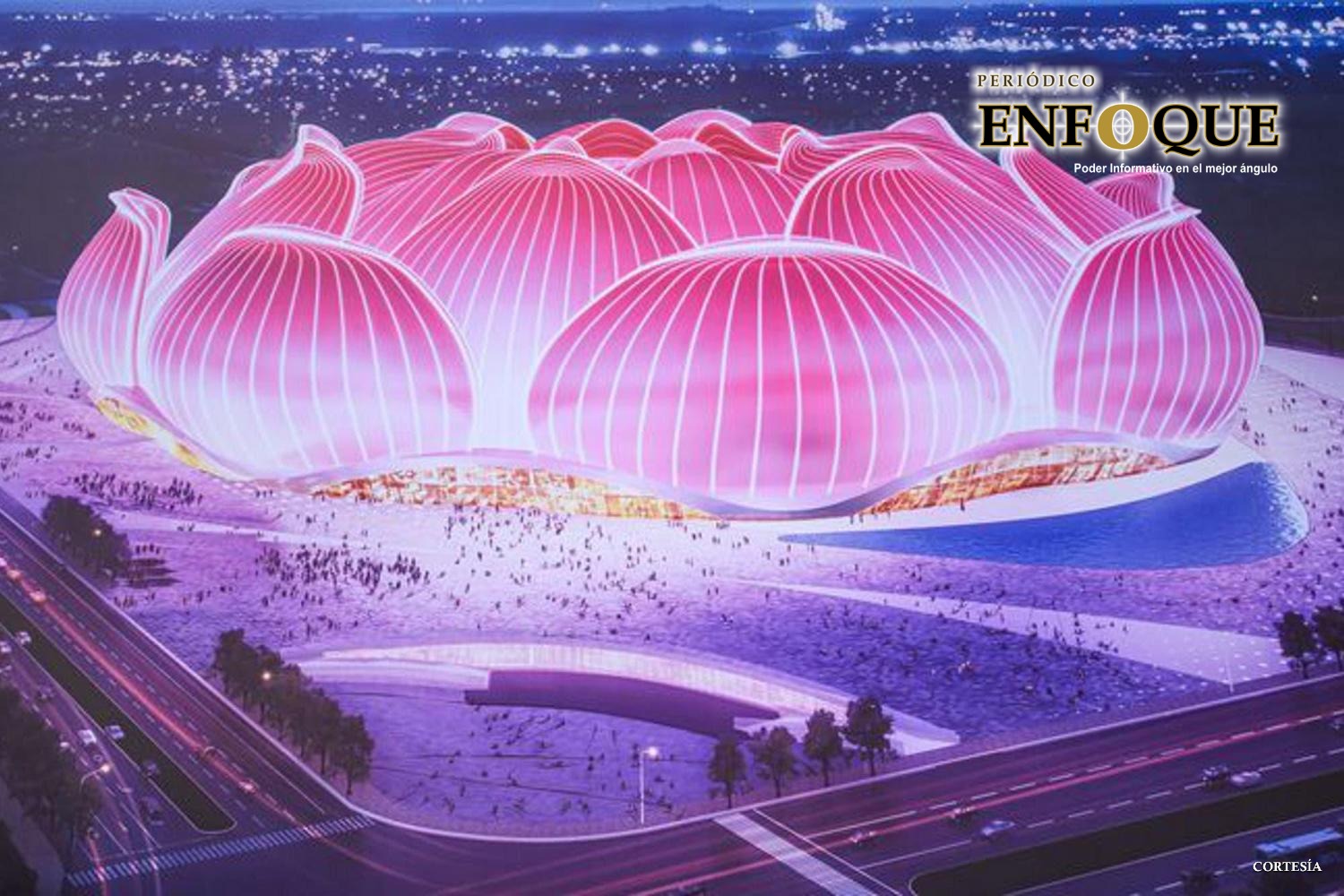 En plena contingencia, se construye en China el estadio más grande del mundo