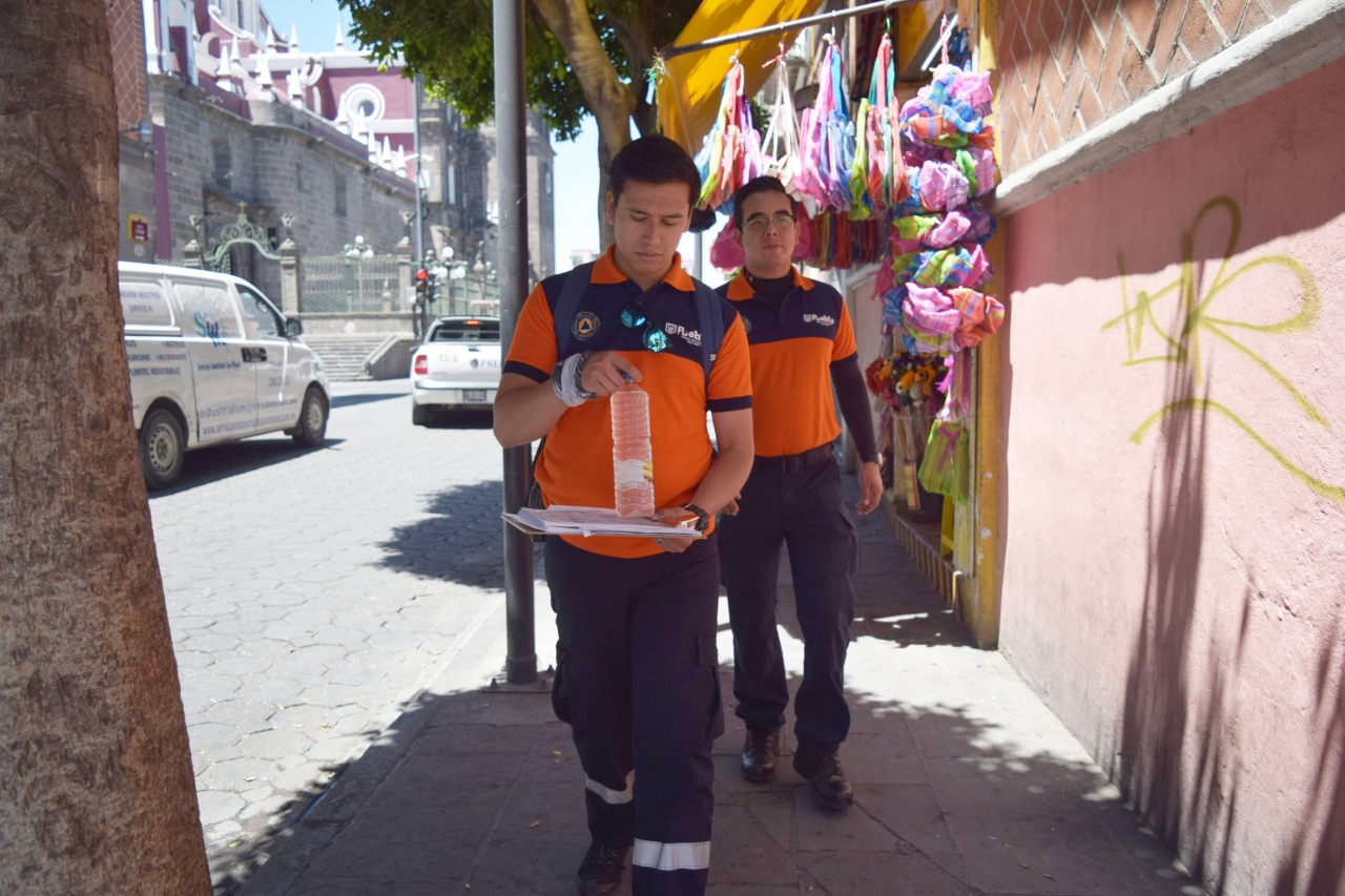 Protección Civil pide a poblanos quedarse en casa