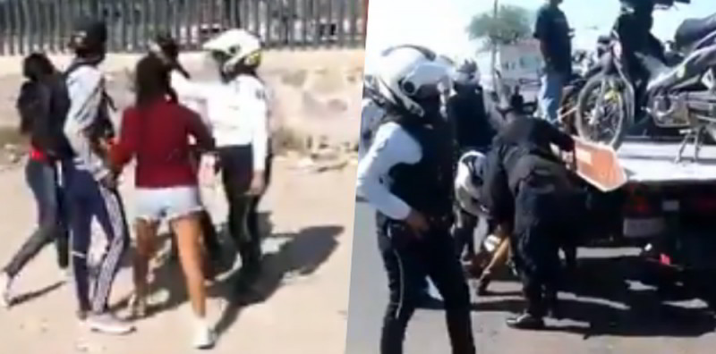 “¡Ayuda!”, joven grita mientras policías de Jalisco lo golpean por “no quedarse en casa”