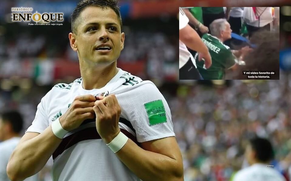 Chicharito explicó entre lágrimas la causa de la muerte de su abuelo