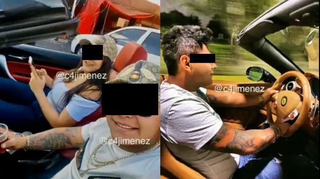 Miembro de la Unión se exhibe disparando al aire y en autos lujosos en CDMX (Video)