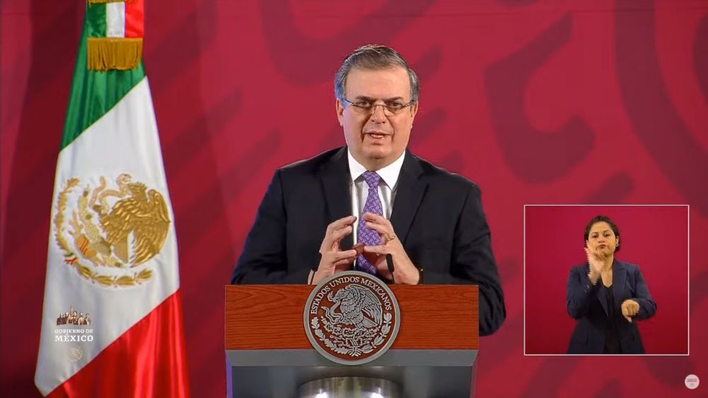 Ebrard niega presión de Estados Unidos sobre reactivación de cadenas productivas
