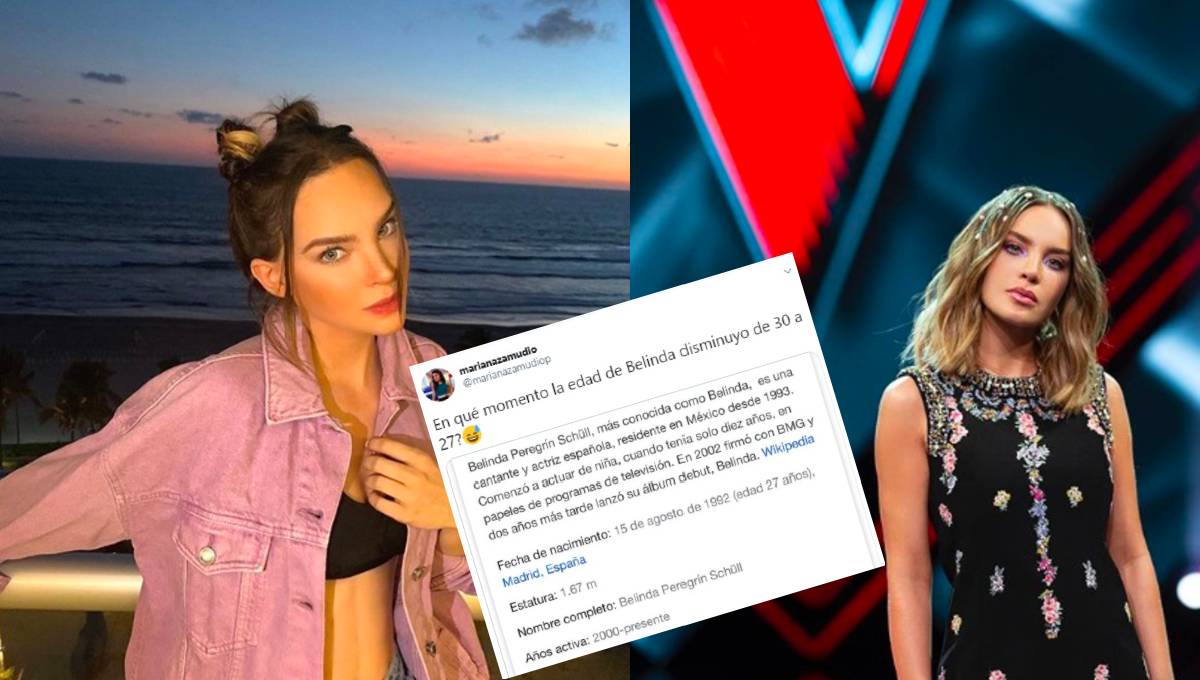 ¿Se quitó años? Belinda revela su verdadera edad