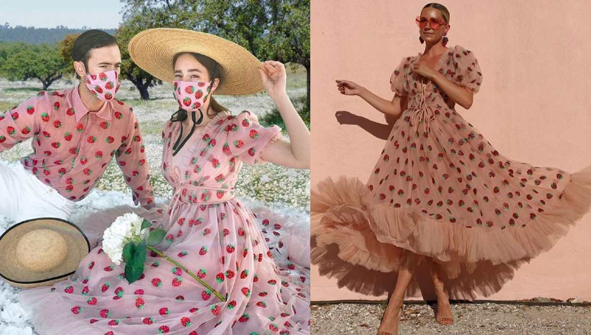 ¿Por qué se volvió viral este vestido de fresas?