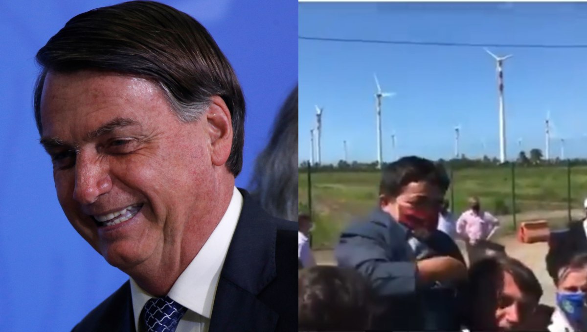 Jair Bolsonaro hace “caballito” a un enano pensando que es un niño (Video)